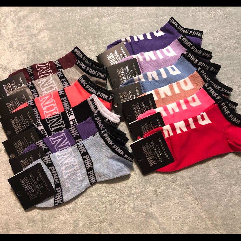💕Pink VS 12 Pairs Socks 💕💕
